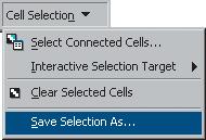 selected cells You can also clear the currently selected cells by clicking on any cell that does not reside in the current interactive selection target color See Also For more information about
