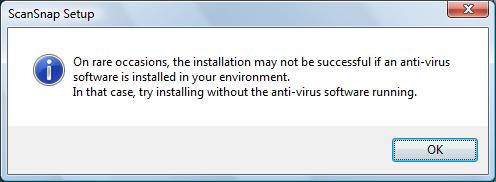 Installing in Windows 4. Click the [ScanSnap] button.