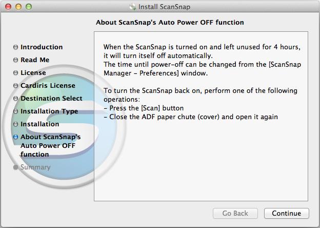 Installing in Mac OS 12.Enter the user name and password for a user with Administrator privileges, and click the [Install Software] button ([OK] button on Mac OS X v10.6 or earlier).