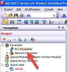 Controller Settings with GX Works2 The Mitsubishi FX system must be properly configured for Ethernet