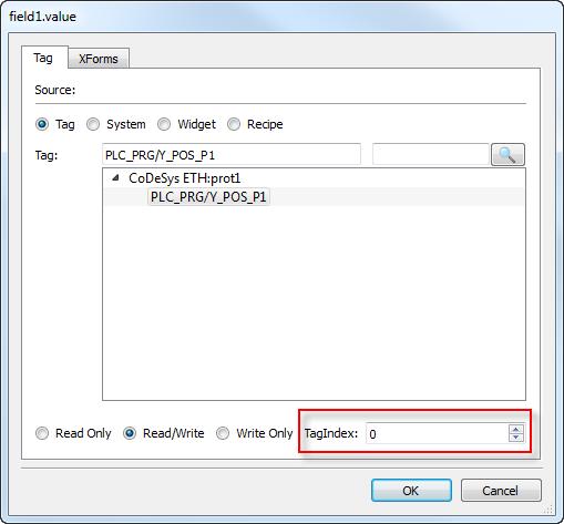 All Tag elements can be referenced in the editor using TagIndex in the Attach to Tag dialog Figure 11 Data Types The import module supports variables of standard data types and user defined data