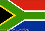 Color Afterimage: South African Flag opponent colors Blue -> yellow Red -> green Light