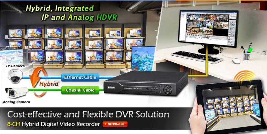 Perfect for Retail Surveillance Applications The HDVR-830 is