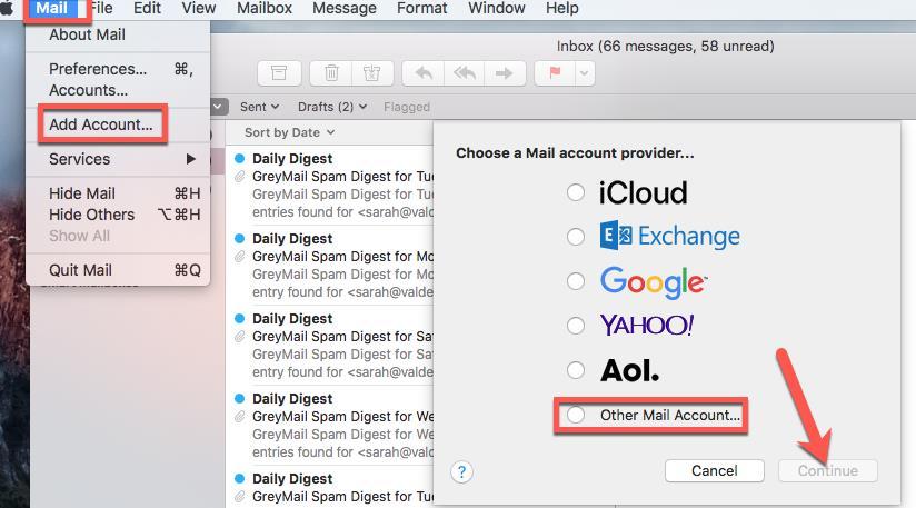 1) Must use MACMAIL CLIENT on a computer: Both CVT account and icloud account must be set up in MacMail