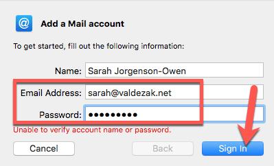 a) If you already set up your CVT account in MacMail, skip to step b) With MacMail open, Select Mail in