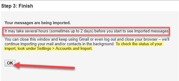 7. Check your CVT emails in Gmail. Your new emails should show up in your Inbox- as well as any messages in your current inbox.