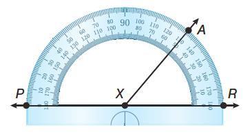 A protractor is a tool used to measure angles. Unlike segments, angles are measured in degrees. One degree is a unit of angle measure that is equal to 1 of a circle.