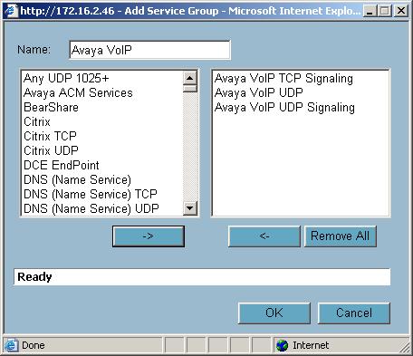 Highlight Avaya VoIP TCP Signaling, Avaya VoIP UDP and Avaya VoIP UDP