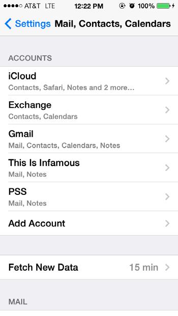 10. After enabling/disabling Mail & Notes to your preference, tap Save. 11.