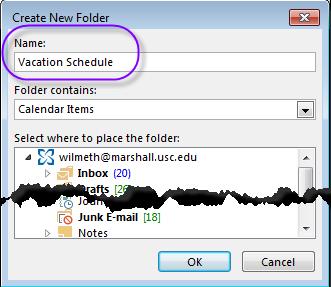 department members create a sub-calendar in Outlook and then share that with the other departmental members.