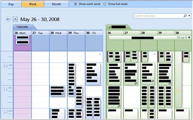 The next time you want to view the shared Calendar, you can click it in the Navigation Pane.