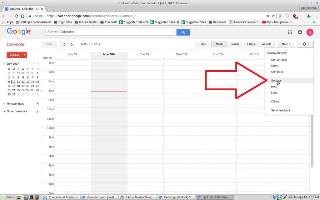Deleting G Calendar: Steps 1-3 3. Navigate to your Gmail Account.