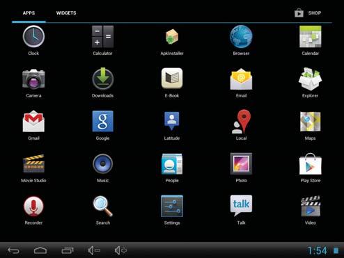 In the Apps Drawer press and hold an App icon and the Home Page (Desktop)