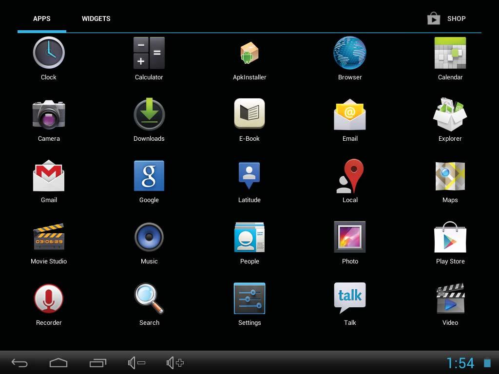 3. System Settings Apps Drawer button/icon System Settings icon 1.
