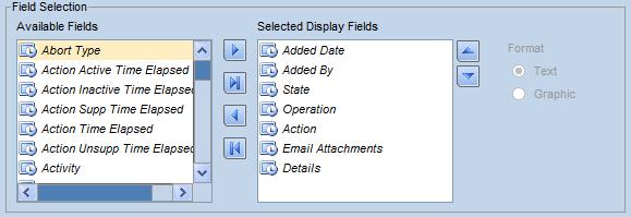 Configuration Tips 6 Add the Email Attachments Field to the History Filter Each time an Operation which includes Email Attachments is performed, a record is added to the System Request's history.