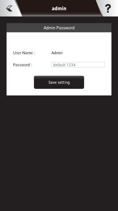VII-6. Admin You can change the extender s administrative password on the Admin page. This is the password to login to the EdiRange app and the browser based configuration interface. VIII.