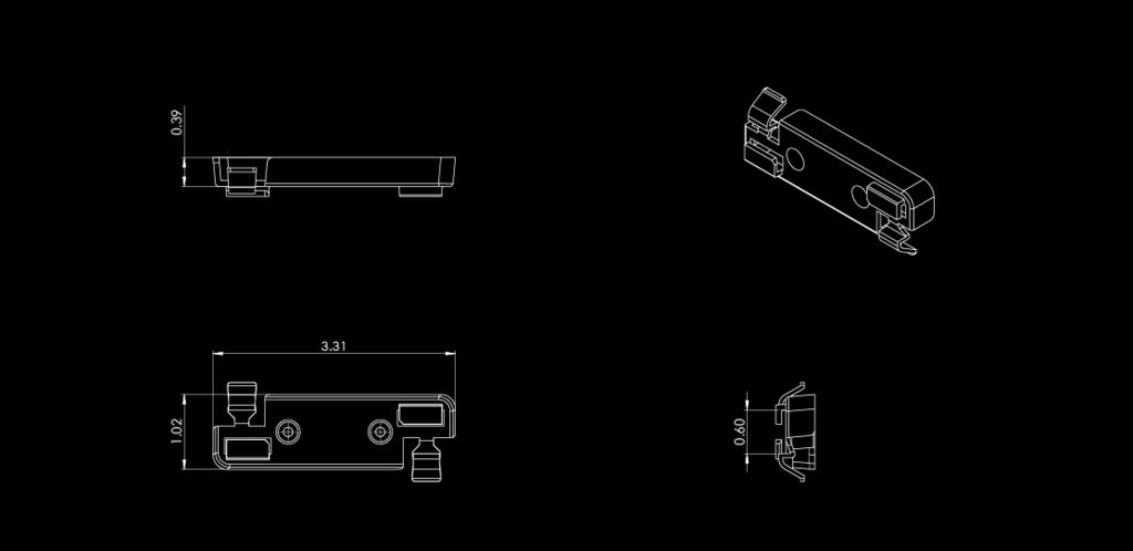 Wall Mounting Bracket Specifications Dimensons in