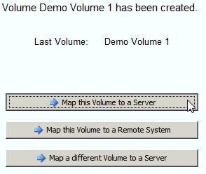 Note: Volume Folders are option ways for an organization to organize volumes. For example: Exchange volumes, SQL volumes. 6.