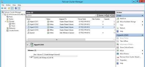 You can verify the status of the overall cluster or of any single node of the cluster using the Failover Cluster Manager.