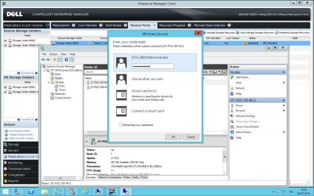 And again perform a volume rescan through the GUI: Server Manager > Tools > Computer Management > Disk Management.