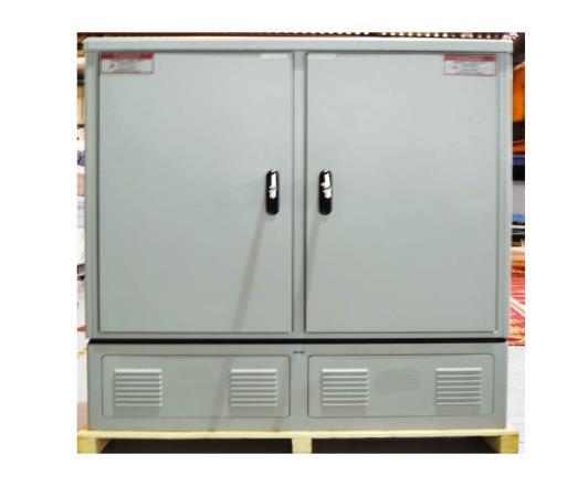 HD- FIBER DISTRIBUTION TERMINAL ( HD-PROMEX- RA ) 768F HD- PROMEX- RA-768 is a High Density Fiber Distribution terminal cabinets enables telecom operators and service providers to maintain and manage