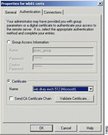 Choose Entelligence Certificate (Entrust) from the pull-down menu and click Next. For more information about connecting with Entrust Entelligence, see "Connecting with an Entrust Certificate.