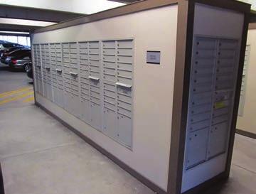 Parking Garages Interior Hallways Front Lobby/Entryway Breezeways Clubhouse/Community Ctrs Mail/Package Rooms The USPS is now specifying centralized mail
