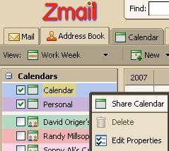 CALENDAR SHARING Inviting Someone to Share Your Calendar From time to time you may find it useful to allow certain colleagues to view or edit your calendar.