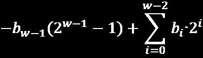 Signed Integers Ones complement negate a number by forming its