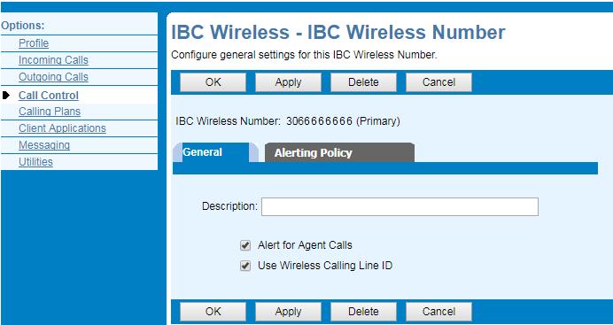 CHANGES TO THE USER AND ADMINISTRATOR PORTAL There are some changes to the User and Administrator Portal for the customers that have IBC Wireless.