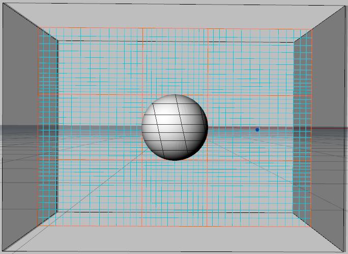 Figure 10: Mesh Around Sphere Alternatively, the mesh can also be modied simply by rst displaying it (by clicking