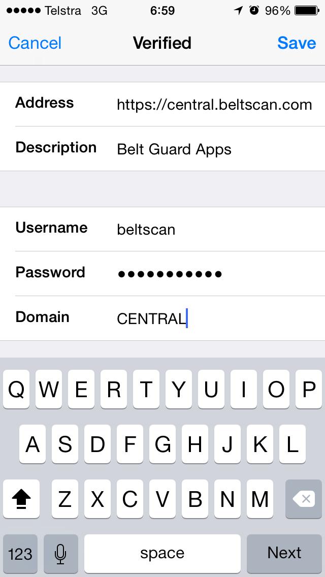 purchase the Belt Guard device. The Domain is always central.