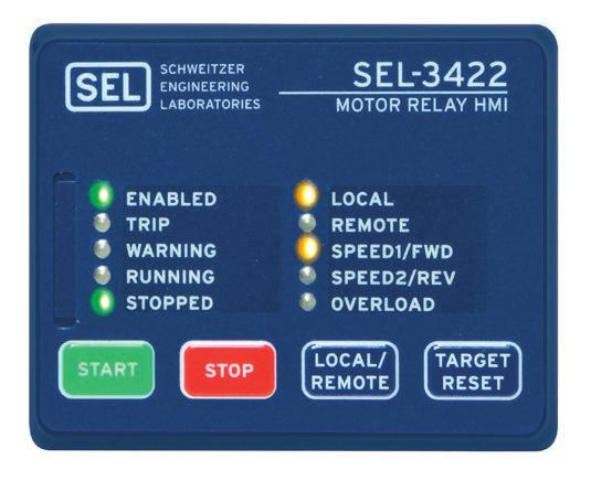 equipment. Detachable HMI Large LCD display for navigation, relay control, and diagnostics.