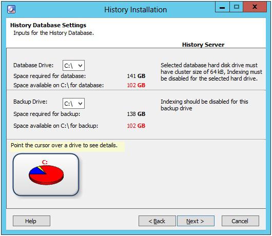 History Server High Availability Installation Section 5 Installation 12. Click Next to view History Database Settings wizard as shown in Figure 85.