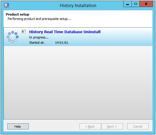 Uninstalling History Embedded Data Collector Section 6 Uninstallation 6.
