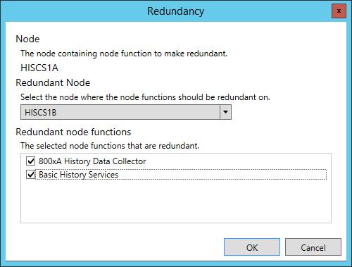 800xA History Archive Section 4 Automated System Installation 2. Select the Primary DCN node and click on Make Redundant as shown in Figure 18. 3.