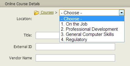Locate the Online Course Details section and select the option