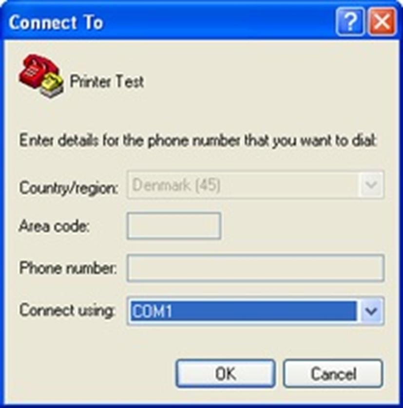 6.2 Select the com port that