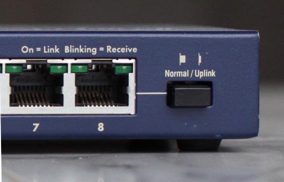 case, a Hub or a Switch is required Some Hubs and Switches provide an uplink port for connecting another Hub or Switch The uplink port is internally crossed Auto-MDIX allows using crossover
