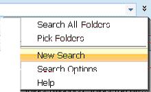Specifying Search Criteria Resetting search fields and clearing search results To revert to the default search fields and clear results, do one of the following steps: Click the New Search icon in