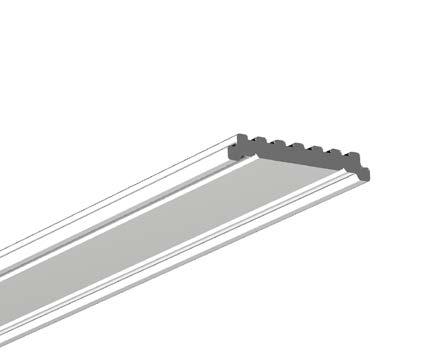 Luminaires - LED Tapes and Extrusions Extrusions & Lenses STANDARD extrusions are designed to be paired with LED tapes of a width of up to 14 mm.