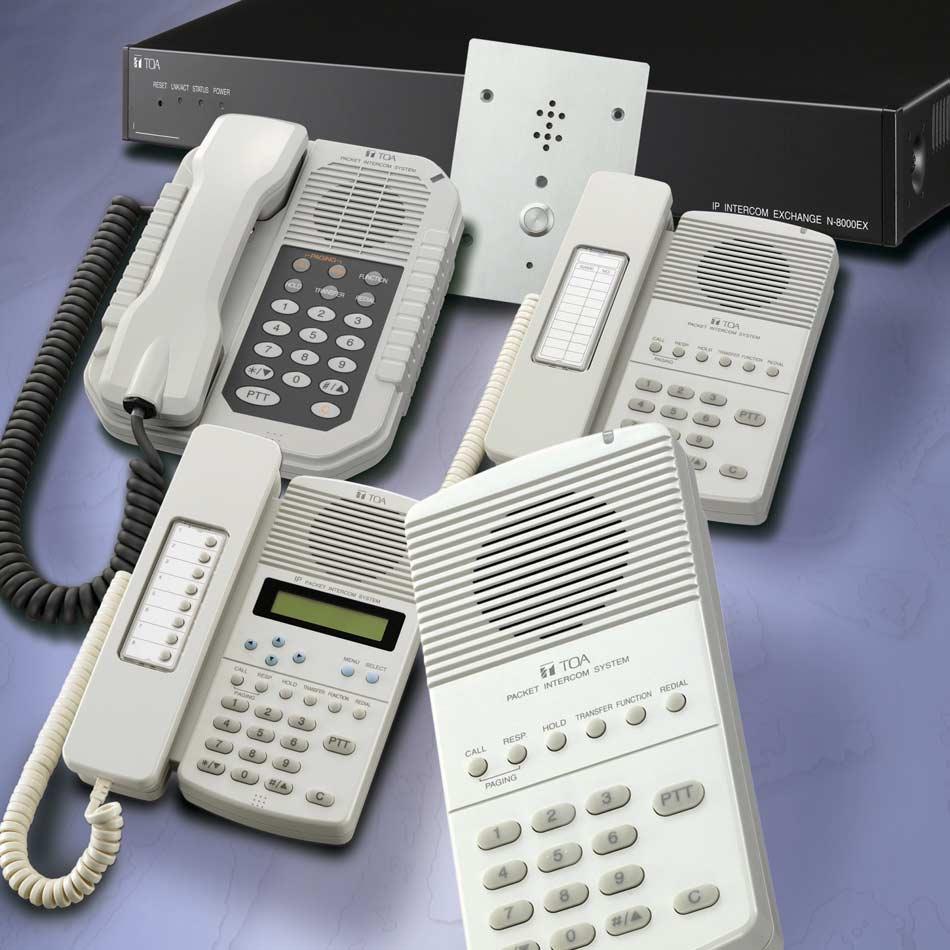 N-8000 SERIES IP INTERCOM SYSTEM Cutting-edge TOA technology for greater versatility and