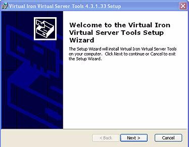 8. Launch the installer you saved to your virtual server s local system and