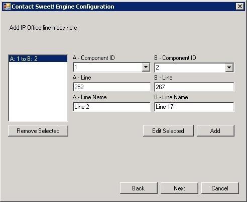 The screen below is displayed next. Enter the following values for the specified fields, and retain the default values for the remaining fields.