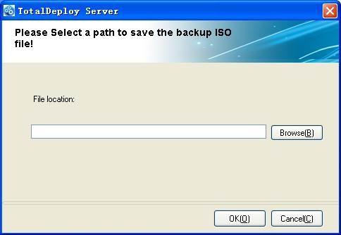 8 Tools 8.1 Export Backup Agent 1. Click export backup agent in the tools interface. 2. Select location for ISO image files to save. The ISO image can be directly burned onto CD/DVD in Windows 7. 8.2 Export PXE Files Export the PXE image to restore system without using the Bootable Rescue Disk.