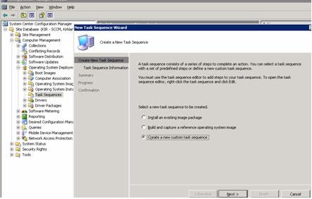 Set up a share on the Configuration Manager site server to store the captured images.