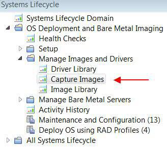 Chapter 5. Managing Images Capturing Windows Images The Manage Images and Drivers node includes tasks to import and manage images for deployment to targets.