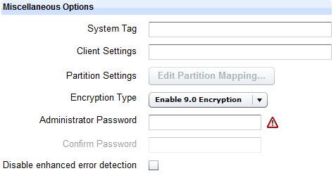 Use the System Tag field to set a string in the registry file to highlight something specific for that system to the IBM Endpoint Manager platform.