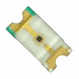 8. Install D1, LED. The green end of the 1206 LED is the cathode and will install on the board so that the cathode ends all point towards the center of the cross array as shown in the figure below. 9.