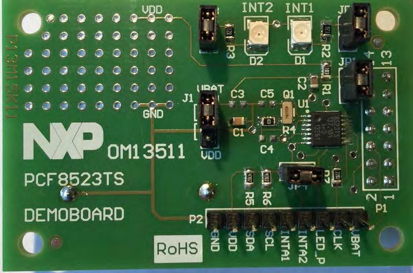 1. Introduction The PCF8523 is a real-time clock based on an ultra-low power oscillator and using an I 2 C-bus for interfacing.